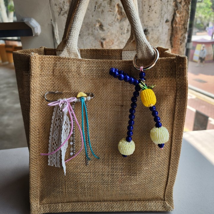 Newerly - Korean Women Fashion - #momslook - Pineapple Keyring - 3