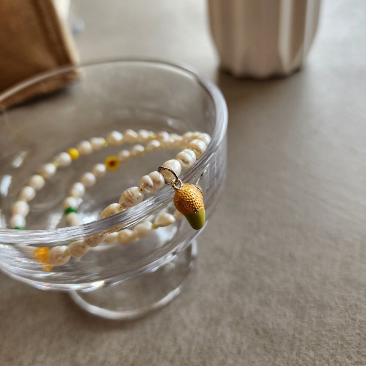 Newerly - Korean Women Fashion - #momslook - Surgical Mango Necklace - 2