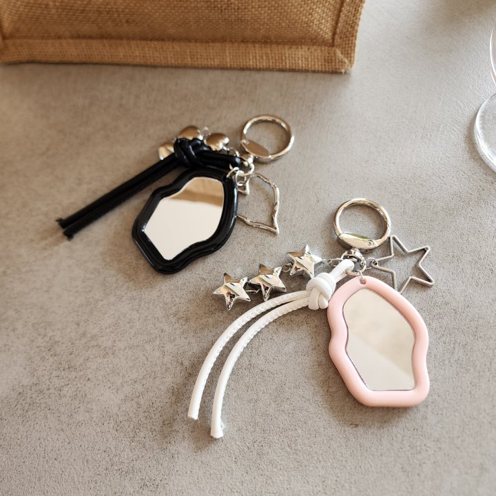Newerly - Korean Women Fashion - #momslook - Mirror Mini Keyring - 2