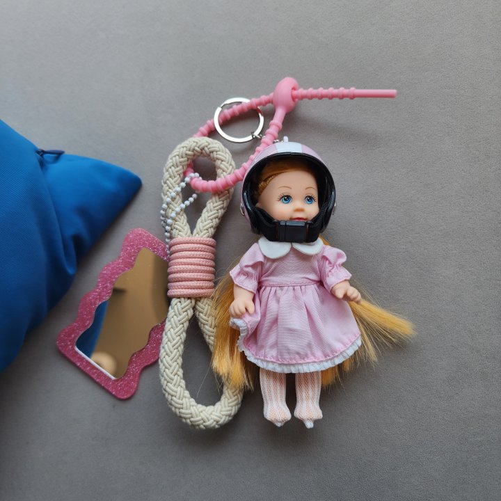 Newerly - Korean Women Fashion - #momslook - Pink Stocking Babydoll Keyring