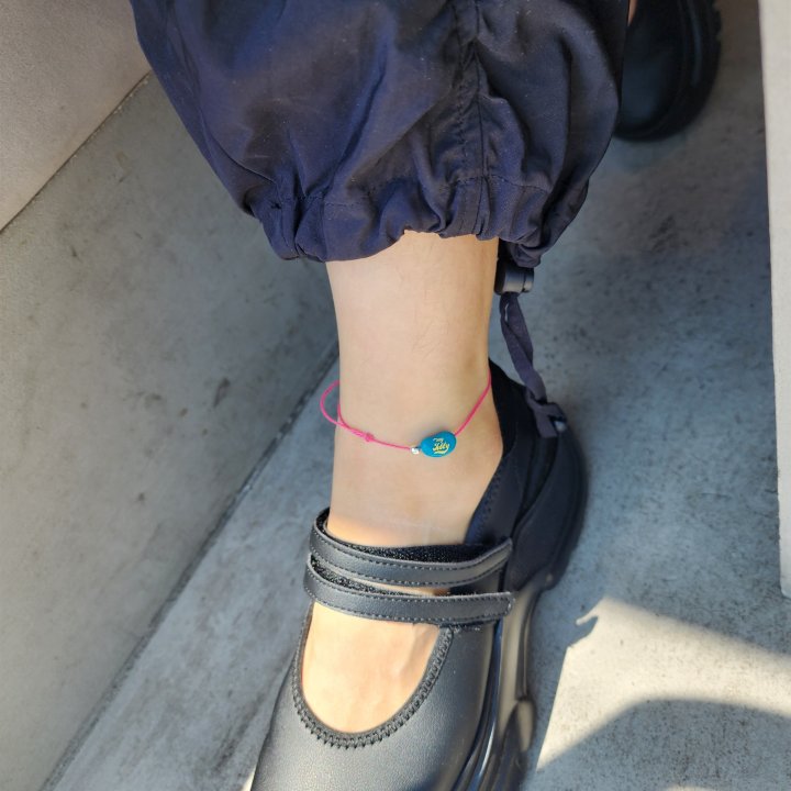 Newerly - Korean Women Fashion - #thatsdarling - 925 Silver Jelly Bean Anklet Bracelet - 7