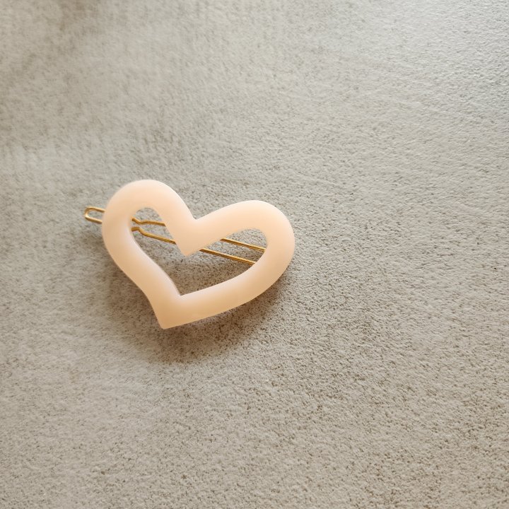 Newerly - Korean Women Fashion - #womensfashion - Color Heart Hair Clip - 3