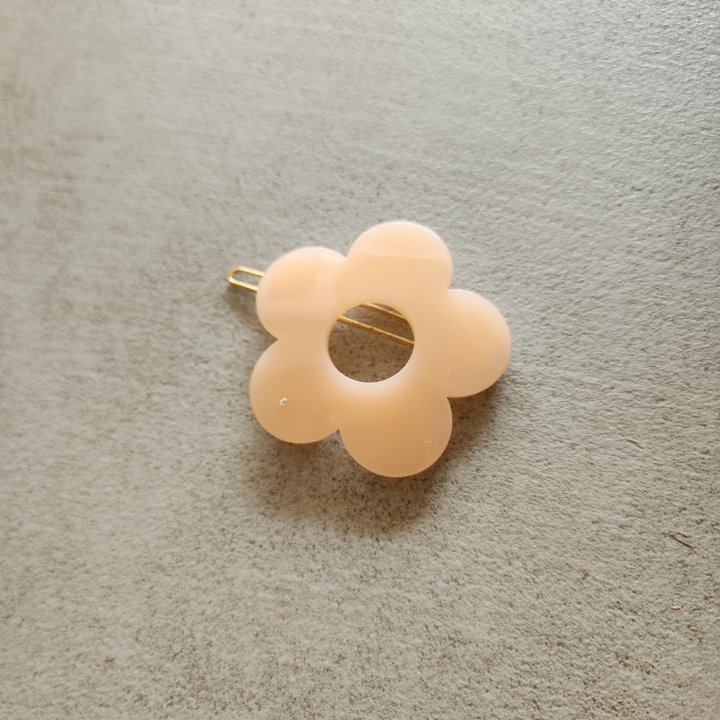 Newerly - Korean Women Fashion - #momslook - Color Flower Hair Clip - 4