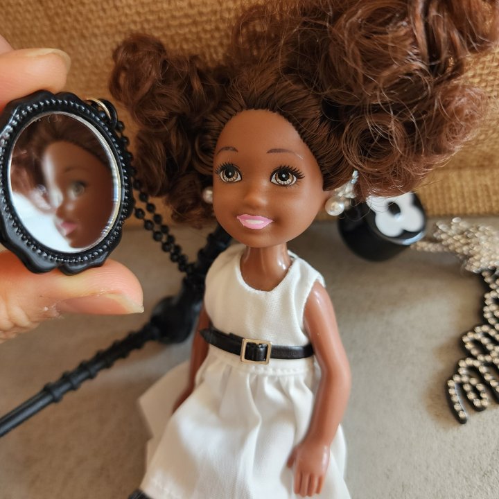 Newerly - Korean Women Fashion - #womensfashion - White Belt Dress Keyring - 3