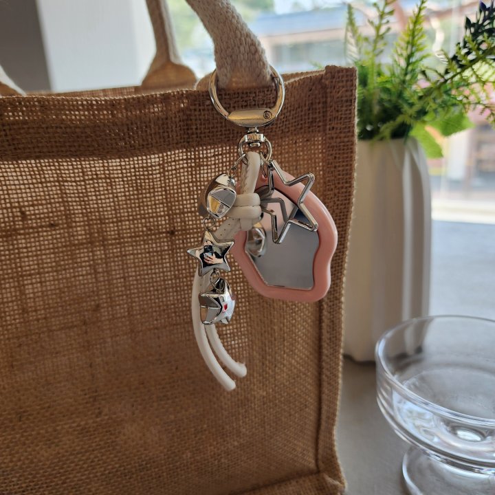 Newerly - Korean Women Fashion - #womensfashion - Mirror Mini Keyring - 3