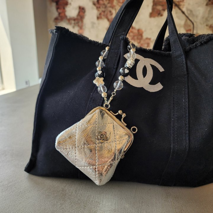 Newerly - Korean Women Fashion - #momslook - Mini Pouch Bag Accessory Strap Keyring - 4