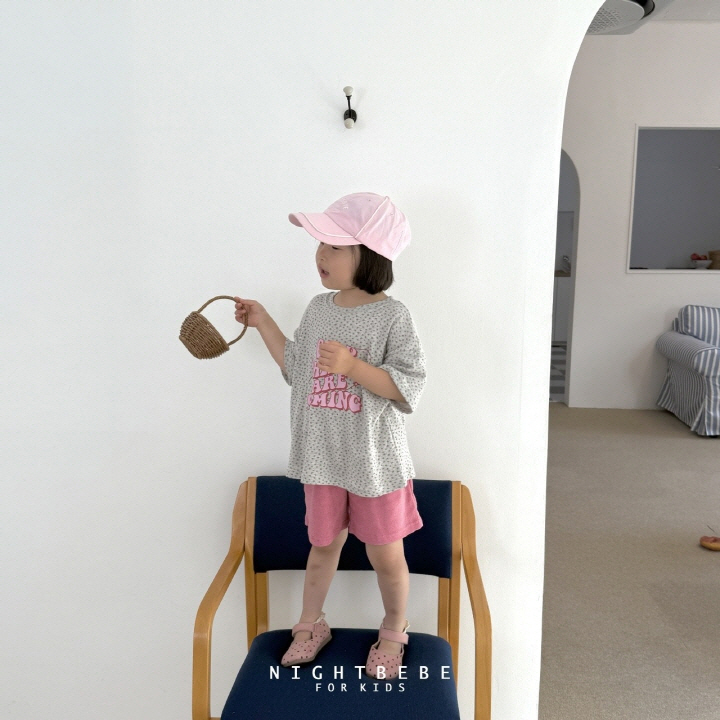 Night Bebe - Korean Baby Fashion - #babyboutique - Flower Coming Short Sleeve Tee - 8