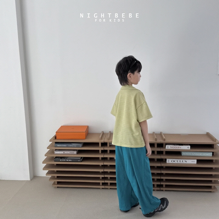 Night Bebe - Korean Baby Fashion - #babyboutiqueclothing - Loose Fit Straight Pants - 5