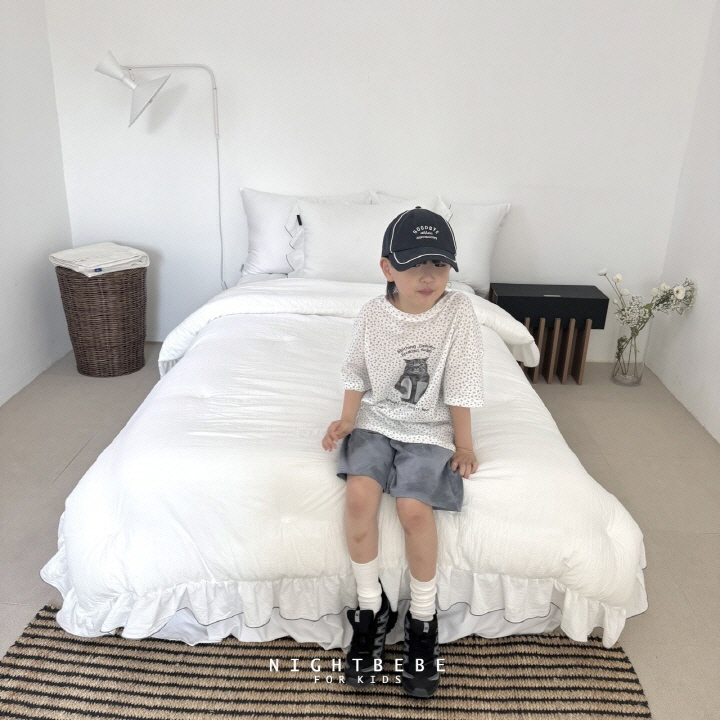 Night Bebe - Korean Baby Fashion - #babyboutiqueclothing - MiYao Loose Short Sleeve Tee - 4