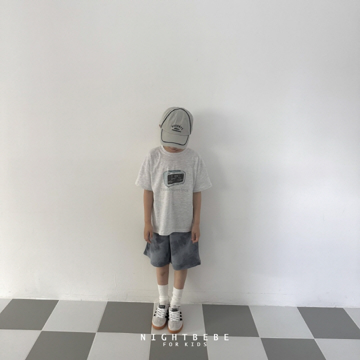 Night Bebe - Korean Baby Fashion - #babyclothing - Alarm Short Sleeve Tee - 3