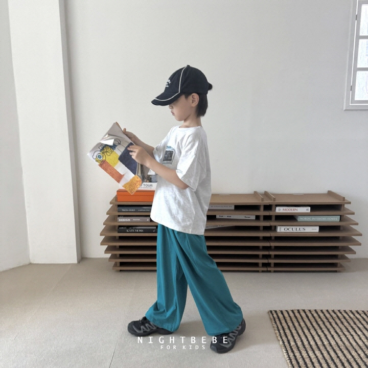 Night Bebe - Korean Baby Fashion - #babygirlfashion - Loose Fit Straight Pants - 9