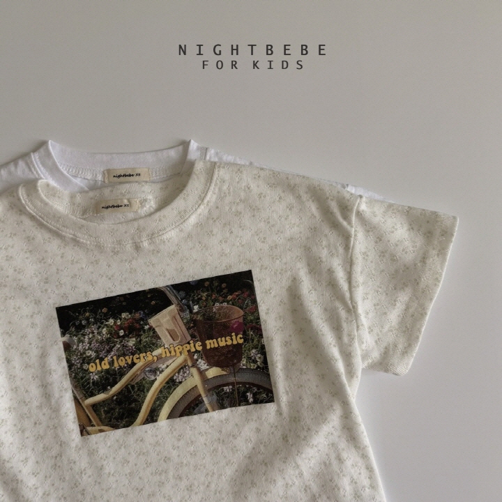Night Bebe - Korean Baby Fashion - #babygirlfashion - Flower Garden Short Sleeve Tee