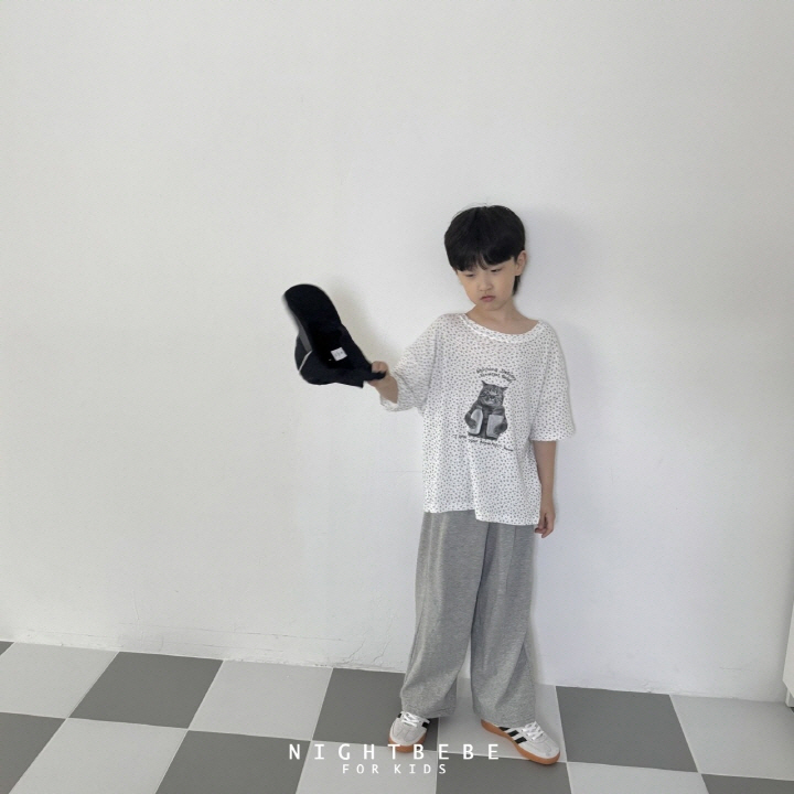 Night Bebe - Korean Baby Fashion - #babylifestyle - MiYao Loose Short Sleeve Tee - 8