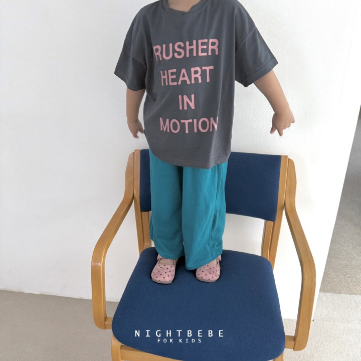 Night Bebe - Korean Baby Fashion - #babygirlfashion - Rush Short Sleeve Tee - 4