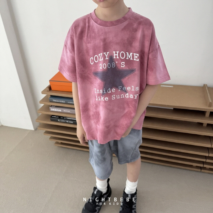 Night Bebe - Korean Baby Fashion - #babyootd - Street Washing Short Sleeve Tee