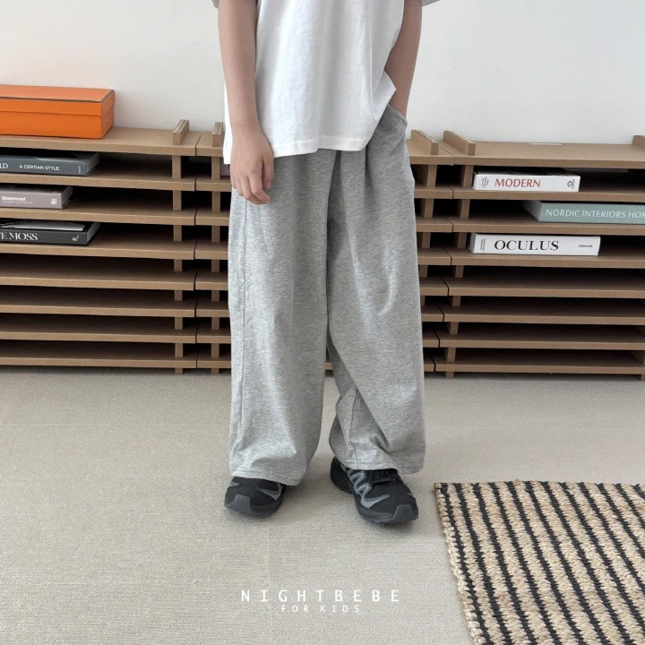 Night Bebe - Korean Baby Fashion - #babyootd - Loose Fit Straight Pants - 12