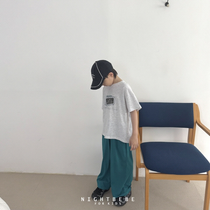 Night Bebe - Korean Baby Fashion - #babyootd - Alarm Short Sleeve Tee - 9