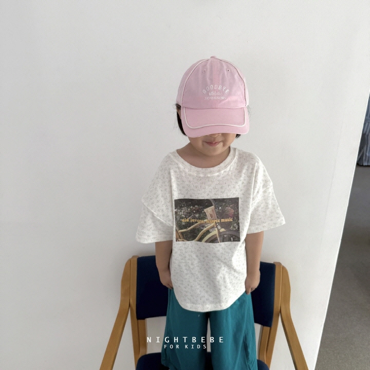 Night Bebe - Korean Baby Fashion - #babyoninstagram - Flower Garden Short Sleeve Tee - 4