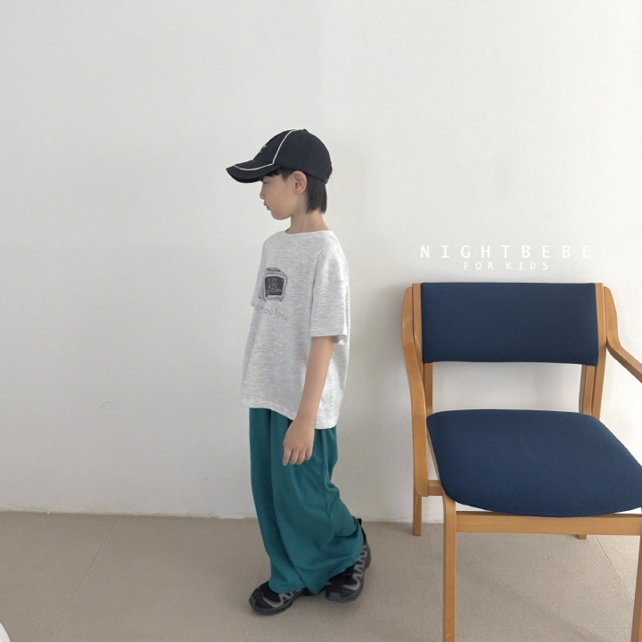 Night Bebe - Korean Baby Fashion - #babyoutfit - Alarm Short Sleeve Tee - 10