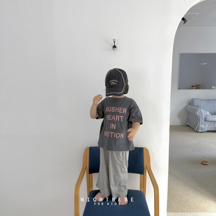 Night Bebe - Korean Baby Fashion - #babyoutfit - Rush Short Sleeve Tee - 8