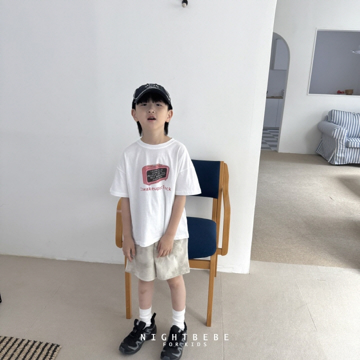 Night Bebe - Korean Baby Fashion - #babywear - Alarm Short Sleeve Tee - 12