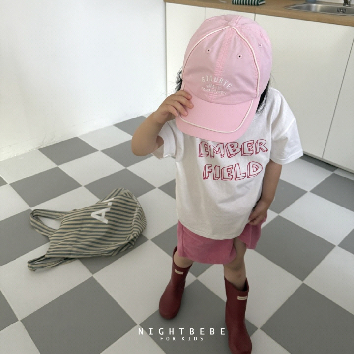 Night Bebe - Korean Baby Fashion - #onlinebabyshop - Amber Contrast Short Sleeve Tee - 8