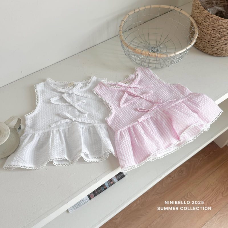 Ninibello - Korean Children Fashion - #Kfashion4kids - Sherbet Ribbon Blouse