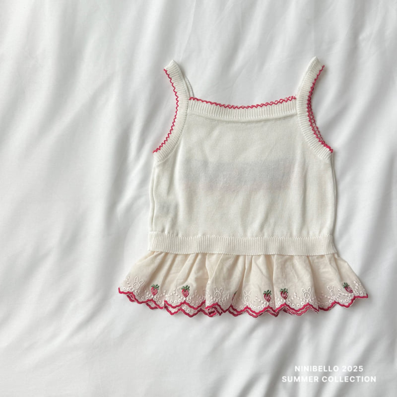 Ninibello - Korean Children Fashion - #Kfashion4kids - Berry Pop Sleeveless Knit - 6
