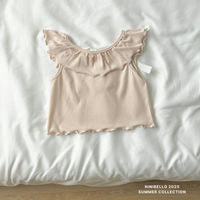 Ninibello - Korean Children Fashion - #Kfashion4kids - Mimi Frill Sleeveless - 5