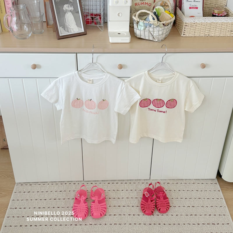 Ninibello - Korean Children Fashion - #Kfashion4kids - Peach Toma Tee