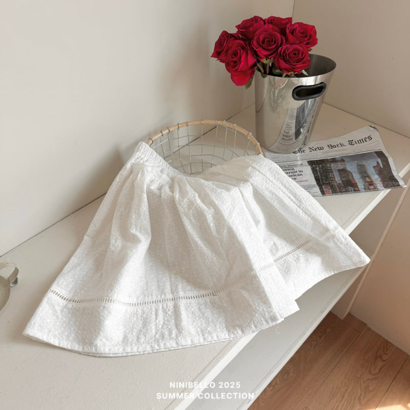 Ninibello - Korean Children Fashion - #Kfashion4kids - Ellie Eyelet Skirt - 7