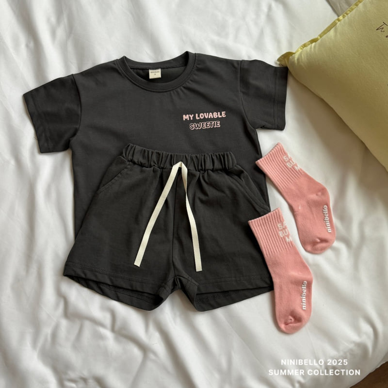 Ninibello - Korean Children Fashion - #childofig - Message Short Sleeve Tee - 10