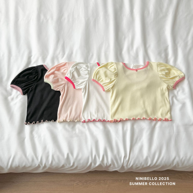 Ninibello - Korean Children Fashion - #childofig - Macaron Ribbon Tee - 3