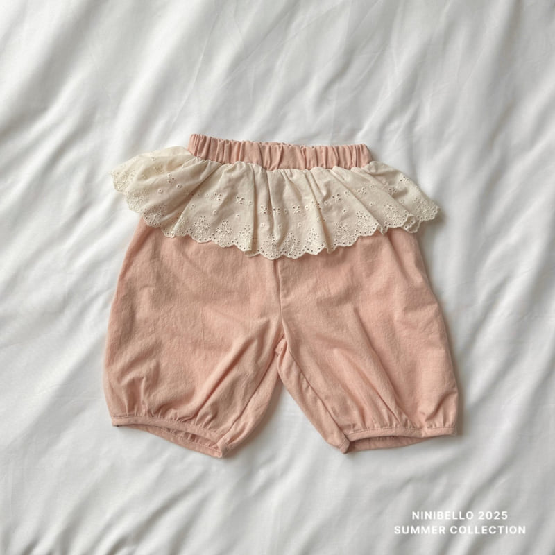 Ninibello - Korean Children Fashion - #childofig - Lace Cotton Pants - 10