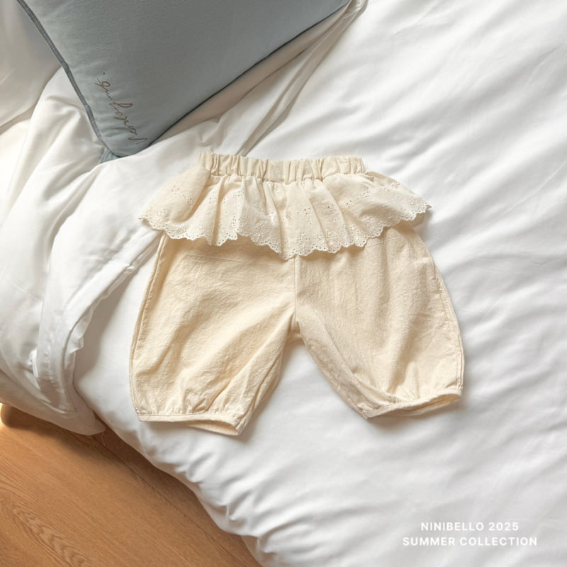 Ninibello - Korean Children Fashion - #childofig - Lace Cotton Pants - 9