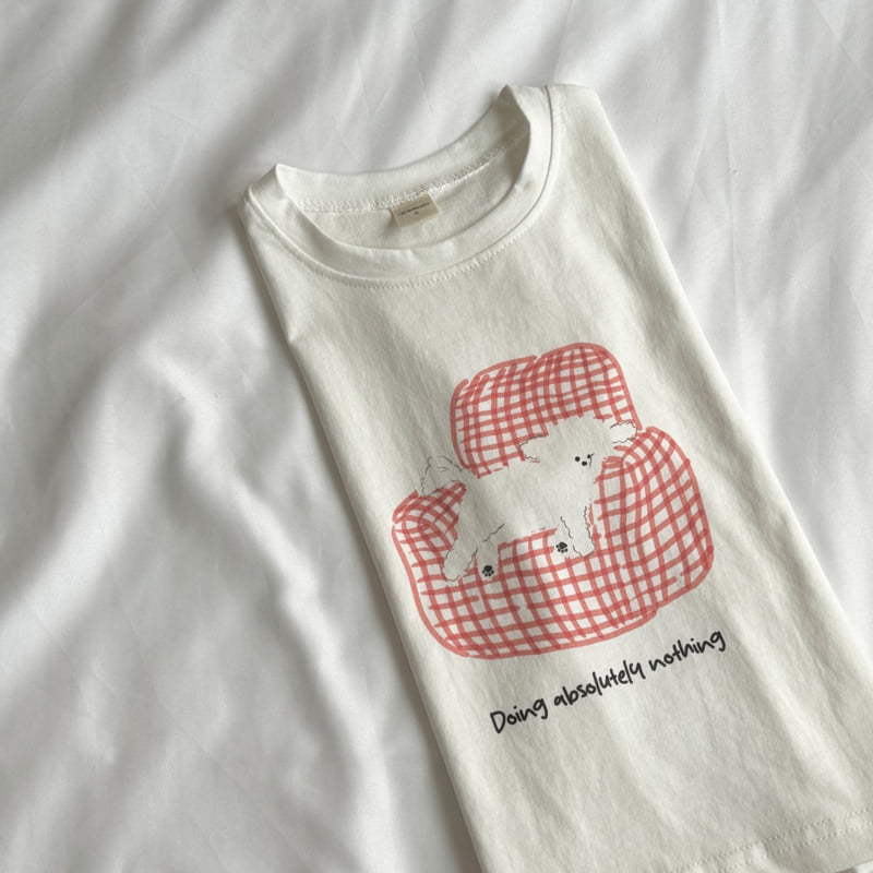 Ninibello - Korean Children Fashion - #childrensboutique - Puppy Short Sleeve Tee - 5