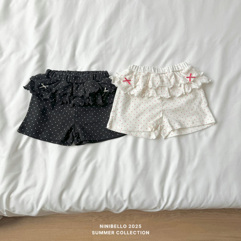 Ninibello - Korean Children Fashion - #childrensboutique - Dot Frill Pants - 10