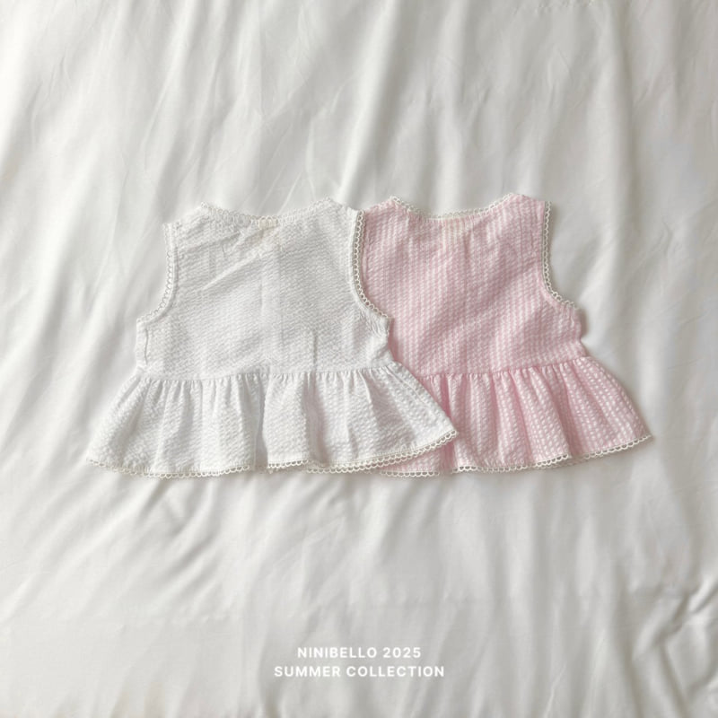 Ninibello - Korean Children Fashion - #designkidswear - Sherbet Ribbon Blouse - 9