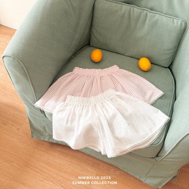 Ninibello - Korean Children Fashion - #designkidswear - Sherbet Skirt Pants