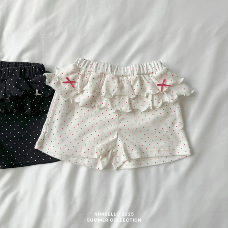 Ninibello - Korean Children Fashion - #designkidswear - Dot Frill Pants - 11