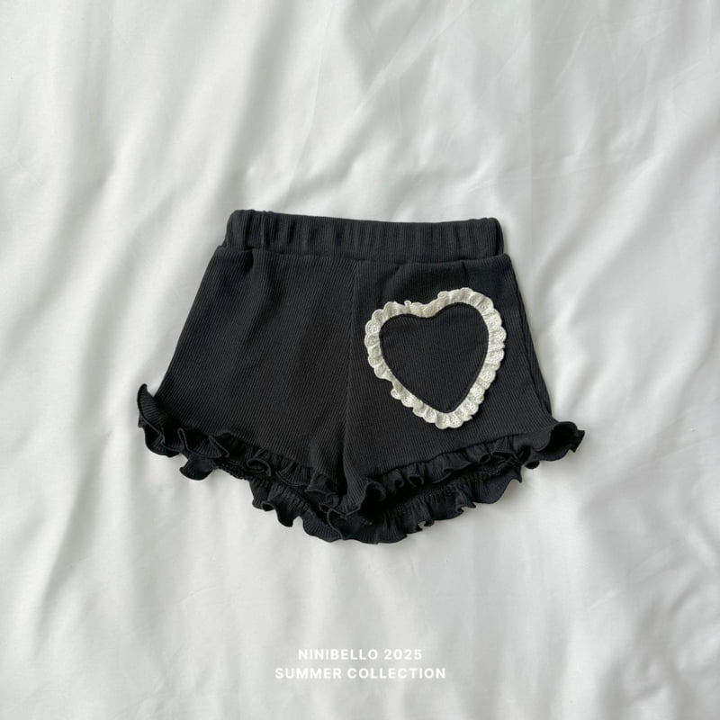 Ninibello - Korean Children Fashion - #discoveringself - Heart Pom-Pom Shorts - 9