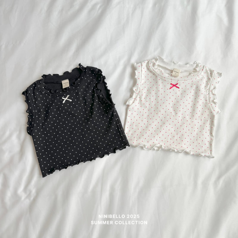 Ninibello - Korean Children Fashion - #discoveringself - Dot Frill Sleeveless - 9