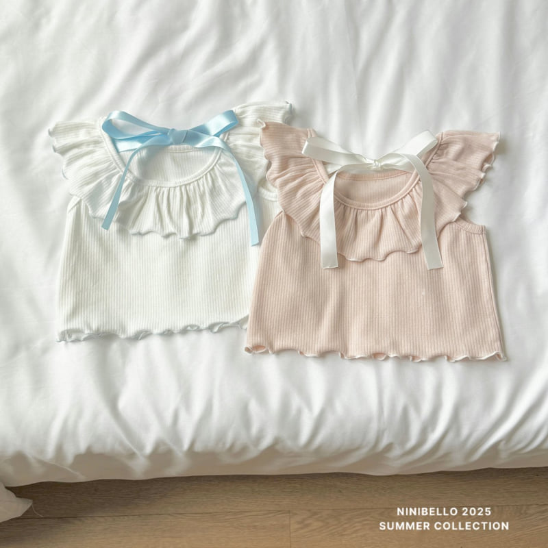 Ninibello - Korean Children Fashion - #fashionkids - Mimi Frill Sleeveless