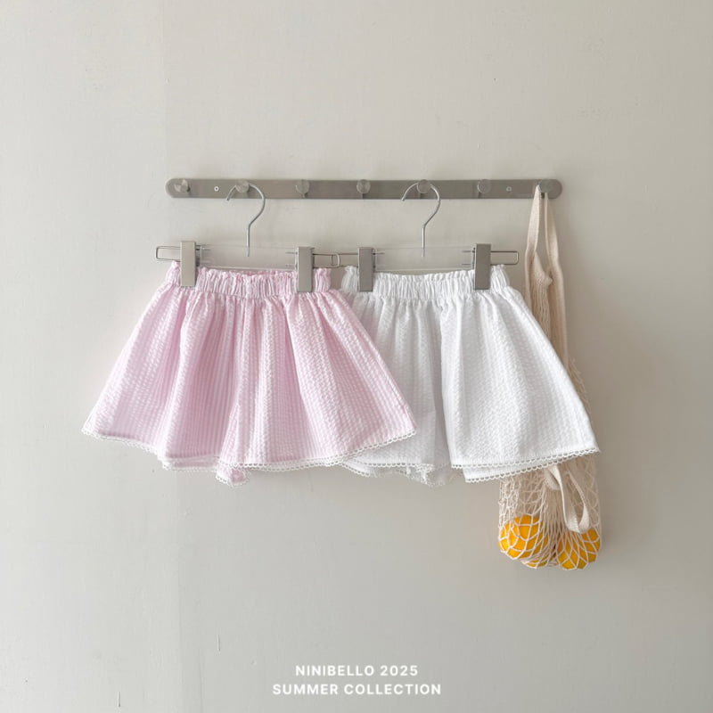 Ninibello - Korean Children Fashion - #kidsstore - Sherbet Skirt Pants - 5