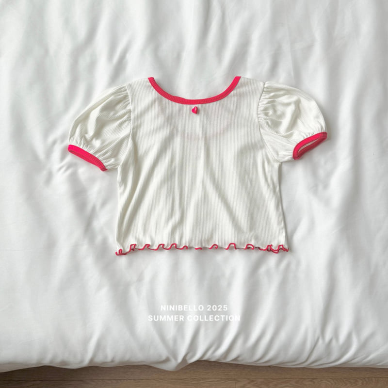 Ninibello - Korean Children Fashion - #kidsstore - Macaron Ribbon Tee - 9
