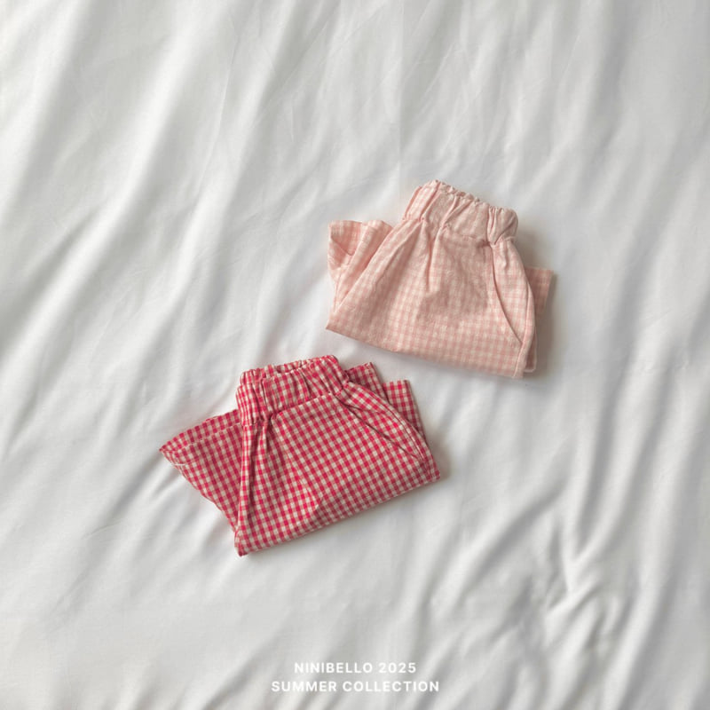 Ninibello - Korean Children Fashion - #kidzfashiontrend - Check Half Pants - 12