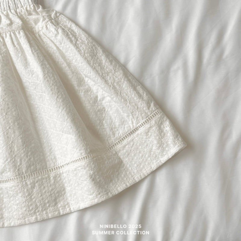 Ninibello - Korean Children Fashion - #kidzfashiontrend - Ellie Eyelet Skirt - 6