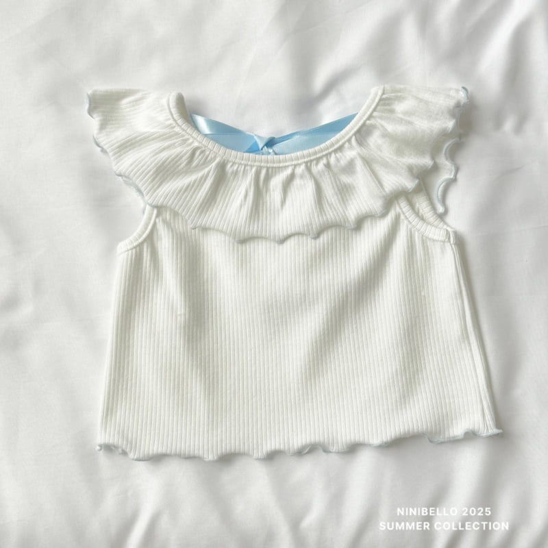 Ninibello - Korean Children Fashion - #littlefashionista - Mimi Frill Sleeveless - 6