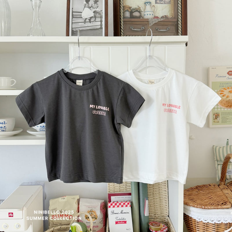 Ninibello - Korean Children Fashion - #littlefashionista - Message Short Sleeve Tee - 3