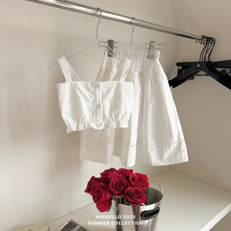 Ninibello - Korean Children Fashion - #littlefashionista - Ellie Eyelet Skirt - 8